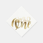 Boho Wild One | Eerste verjaardag Servetten (Hoek)