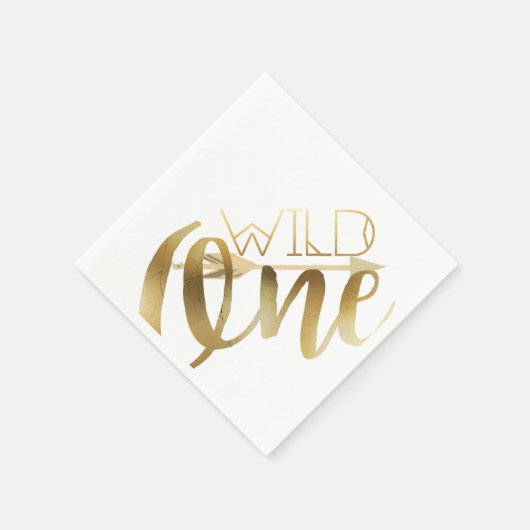 Boho Wild One | Eerste verjaardag Servetten (Hoek)