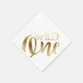 Boho Wild One | Eerste verjaardag Servetten (Hoek)