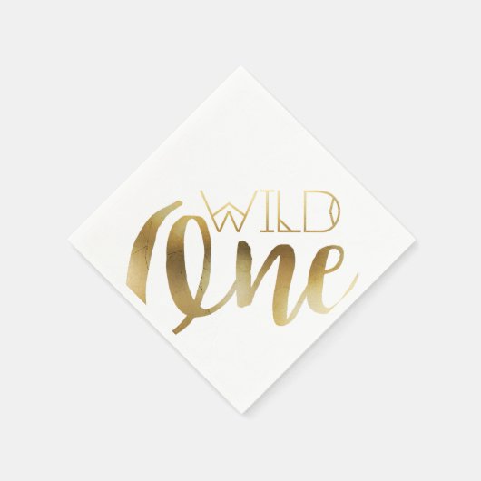 Boho Wild One | Eerste verjaardag Servetten (Hoek)