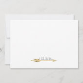 Boho Wild One | Eerste verjaardagsfeestje uitnodig Kaart (Achterkant)