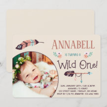 Boho Wild ONE Girly First Birthday