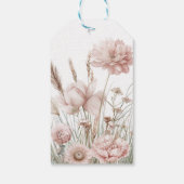 Boho-wildbloem Bedankt-cadeautags Cadeaulabel (Achterkant)