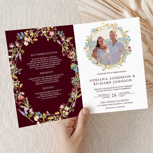 Boho-wildbloem-fotokwincode-burgundy-bruiloft
