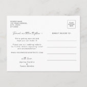 Boho Wildbloemen Bewaar de datum Aankondigingskaart (Achterkant)