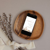 Boho Wildbloemen Bloemen Bruidsbrunch Kaart