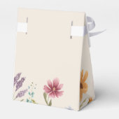 Boho Wildbloemen Bruiloft Favor Box Bedankdoosjes (Achterkant)