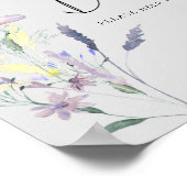 Boho Wildbloemen - Drinken, help jezelf Poster (Hoek)