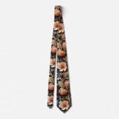 Boho Wildbloemen Elegant naadloos patroon Stropdas (Achterkant)