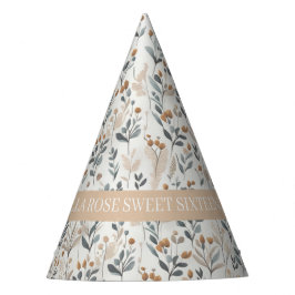 Boho Wildbloemen Feesthoedjes