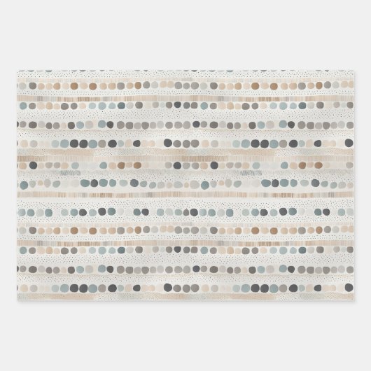 Boho Wildbloemen Inpakpapier Vel (Voorkant 2)