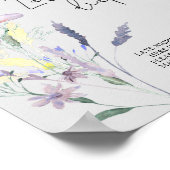 Boho Wildbloemen \ Late night diapers game Poster (Hoek)