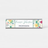 Boho Wildbloemen Meadow Floral Design Bureau Naambordje (Voorkant)