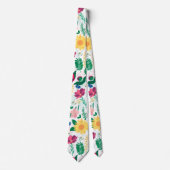 Boho Wildbloemen Meadow Floral Design Stropdas (Voorkant)