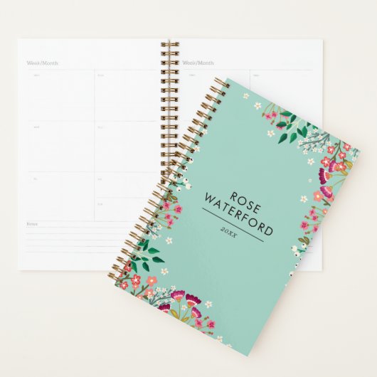 Boho Wildbloemen - Naam Planner (Display)