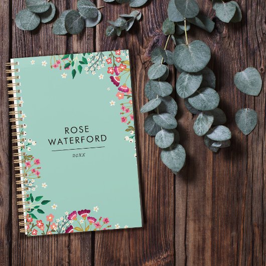 Boho Wildbloemen - Naam Planner