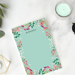 Boho Wildbloemen - Naam Post-it® Notes