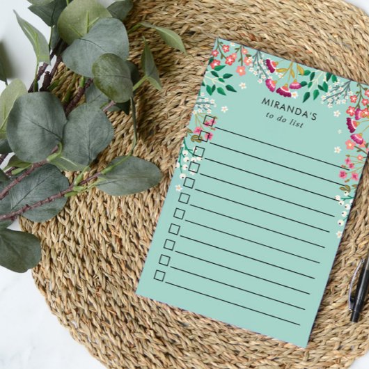 Boho Wildbloemen - om een lijst te maken - Naam Post-it® Notes