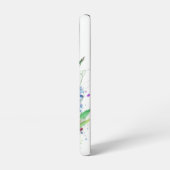 Boho Wildbloemen Paarse Blauw Geel Sinaasappel Samsung Galaxy Hoesje (Linkerkant)