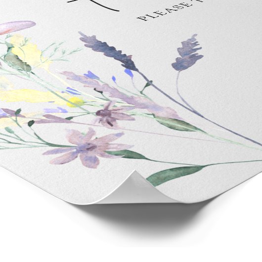 Boho Wildbloemen - Poster Favors (Hoek)