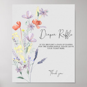 Boho Wildbloemen - poster in het luidere verkeer