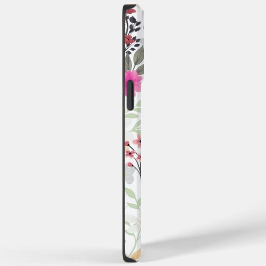 Boho Wildbloemen Roze Bloemen Case-Mate iPhone Case (Achterkant / Rechts)