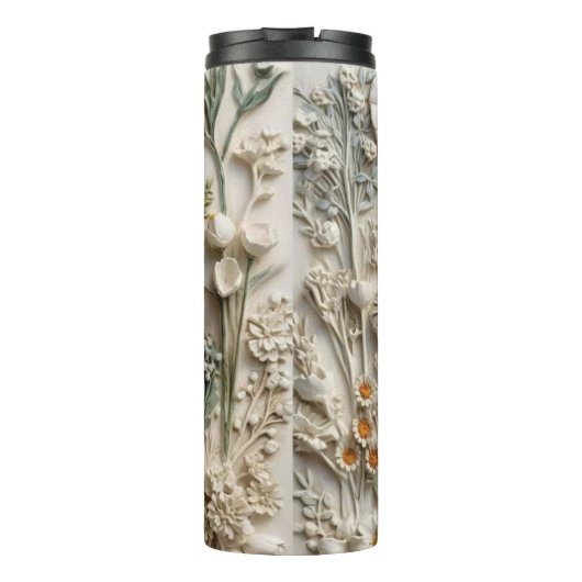 Boho Wildbloemen Thermosbeker (Achterkant)