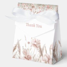 Boho Wilde Bloem Baby Shower Bedankdoosjes
