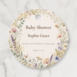 Boho Wilde Bloem Baby Shower Favor Tags Bedankjes Labels