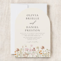 Boho Wilde Bloem Beige Tuin Bruiloft