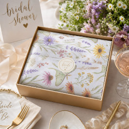 Boho wilde bloem bloemendruk botanische maanvlinde tissuepapier
