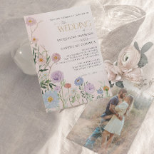 Boho wilde bloem bloemrijke elegante waterverf bru