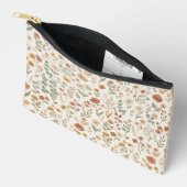 Boho Wilde Bloem Botanische Bloem Make-up Cosmetic Etui (Open)