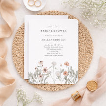 Boho Wilde Bloem Bruidsdouche