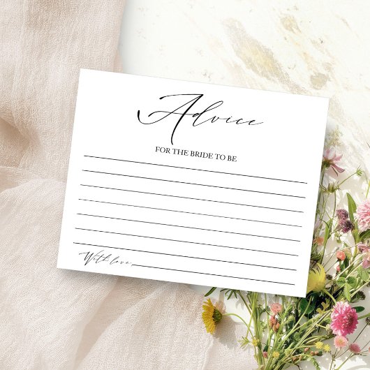 Boho Wilde Bloem Bruidsfeest Advieskaarten