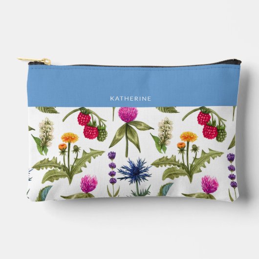 Boho wilde bloem bruidsmeisje Accessoire Zak Etui (Voorkant)