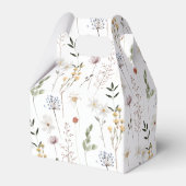 Boho Wilde Bloem Bruiloftsfeest Bedankdoosjes (Achterkant)