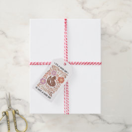 Boho Wilde Bloem Het Is Een Goede Dag Om Een Goede Cadeaulabel