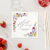 Boho Wilde Bloem Huwelijksservetten Servet (Insitu)