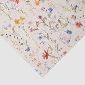 Boho wilde bloem Kleine Bedrijven Verpakking Tissuepapier (Detail)