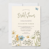 Boho wilde bloem lente bruidsmeisjesfeest kaart (Voorkant)