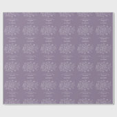 Boho Wilde Bloem Moderne Waterverf Bruiloft Cadeaupapier (Vlak)