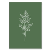 Boho Wilde Bloem Moderne Waterverf Bruiloft Kaart (Achterkant)