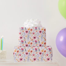 Boho Wilde Bloem Pink Oranje Bruids Baby Shower