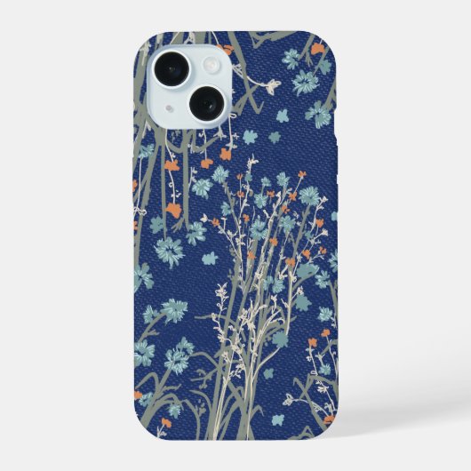 Boho wilde bloem telefoonhoesje  iPhone 15 case (Achterkant)
