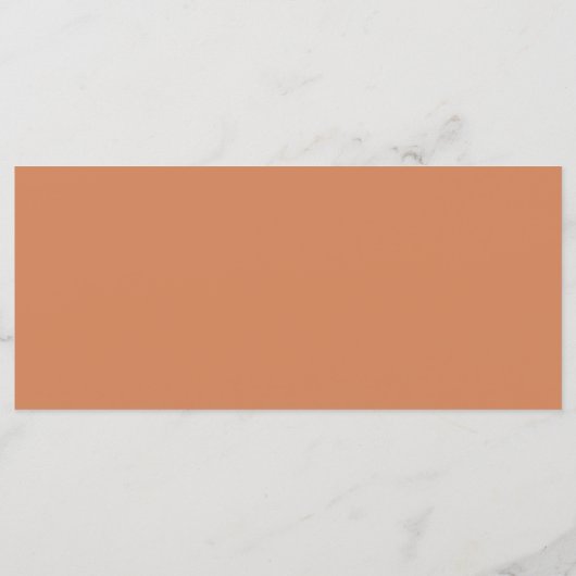 Boho wilde bloem terracotta bruiloft menu (Achterkant)