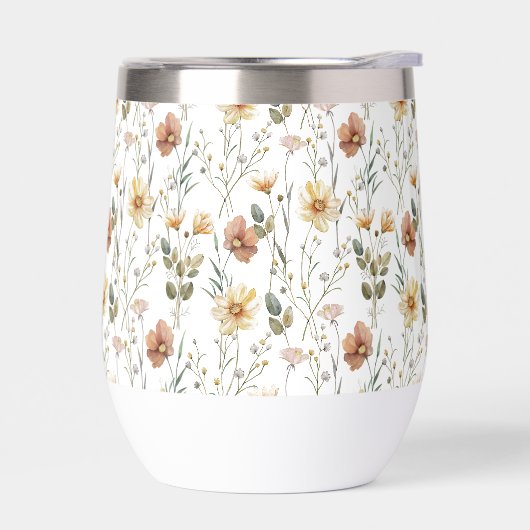 Boho Wilde Bloem Waterverf (Links)