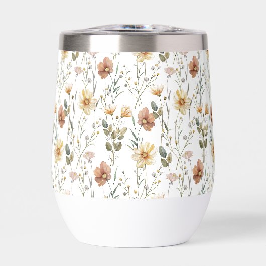 Boho Wilde Bloem Waterverf (Voorkant)