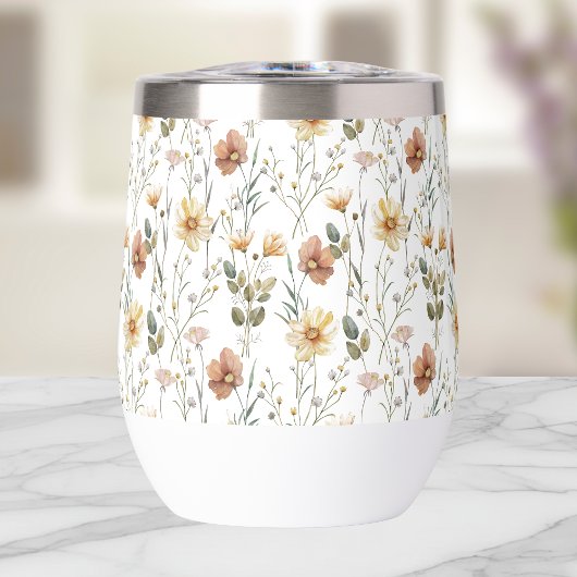 Boho Wilde Bloem Waterverf