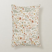 Boho-wilde-bloem-waterverf-bloem-terracotta accent kussen (Voorkant(Verticaal))